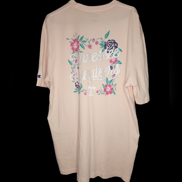 Womens Tennessee Volunteer Champion Tee with  Logo On Front  Pocket And Back 2XL - Picture 2 of 4